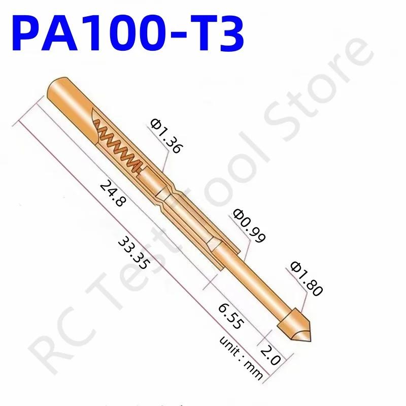 PA100-T3 ö ׽Ʈ κ PA100-T ׽Ʈ , P100-T P100-T3 ׽Ʈ , 33.35mm 1.36mm ٴ  ,  1.80mm  , 100PCs
